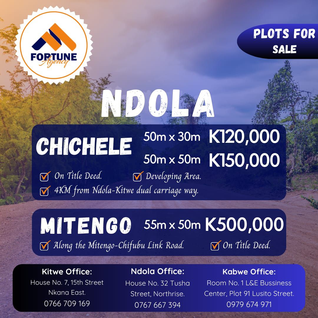 Chichele Ndola Plot 50x30m